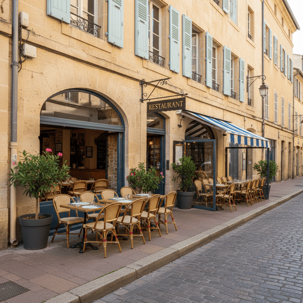 Restaurant 100m² à Montpellier : terrasse - licence IV