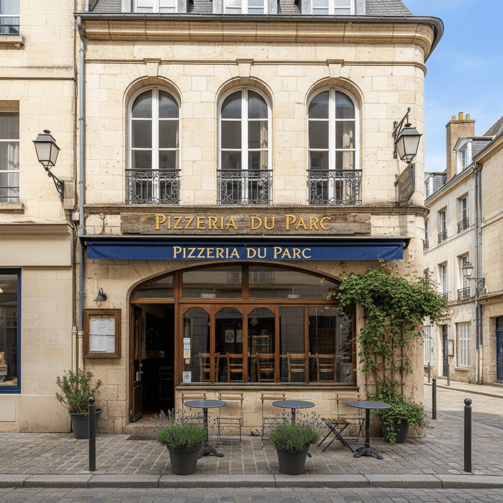 Restaurant à Caen : terrasse - cuisine équipée - Image 1