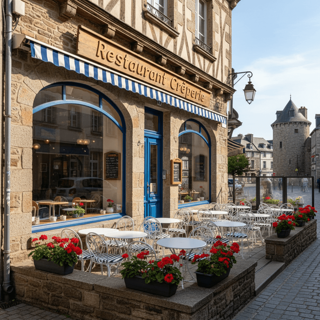 Restaurant à Vannes : terrasse - licence IV - Image 1