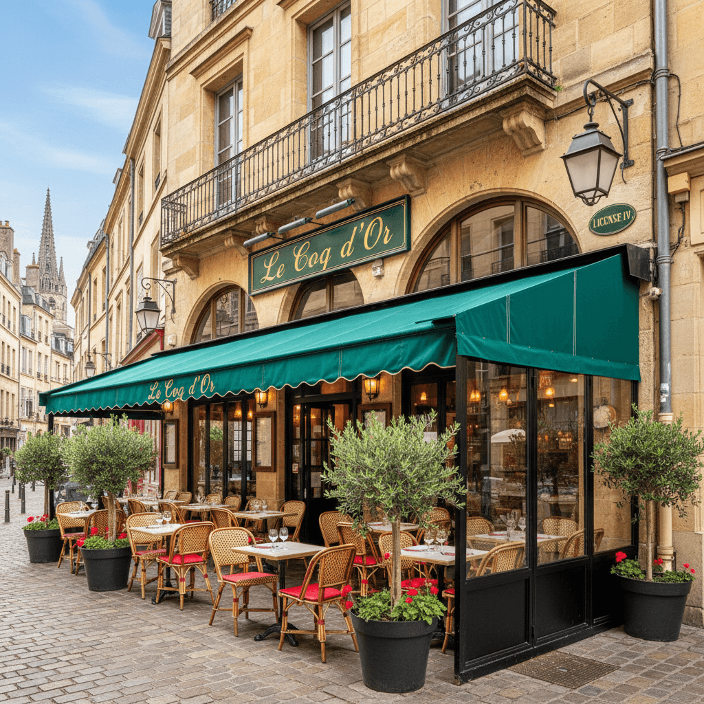 Restaurant à Bordeaux : terrasse - licence IV
