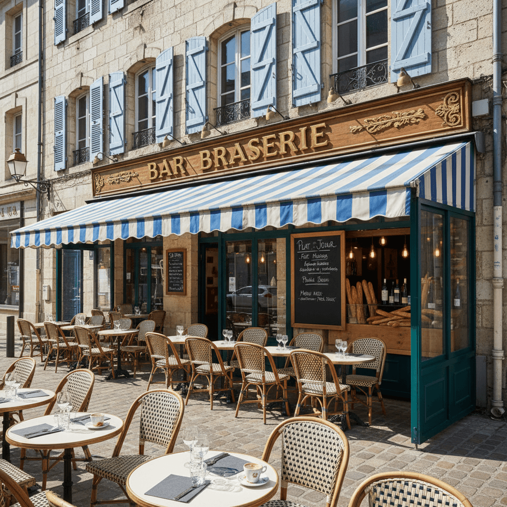 Bar-brasserie 180m² à La Rochelle : terrasse - licence IV - Image 1