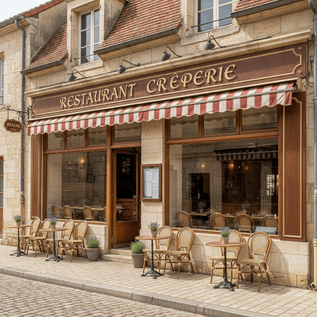 Restaurant 200m² à Beaune : terrasse - extraction - Image 1
