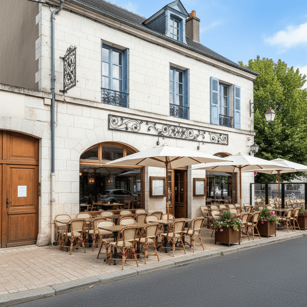 Restaurant à Tours : terrasse - Image 1