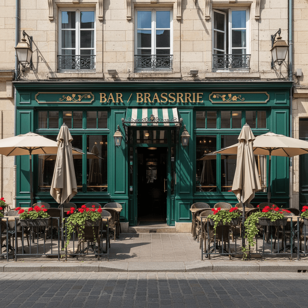 Bar-brasserie 110m² à Nantes : terrasse - licence IV - Image 1