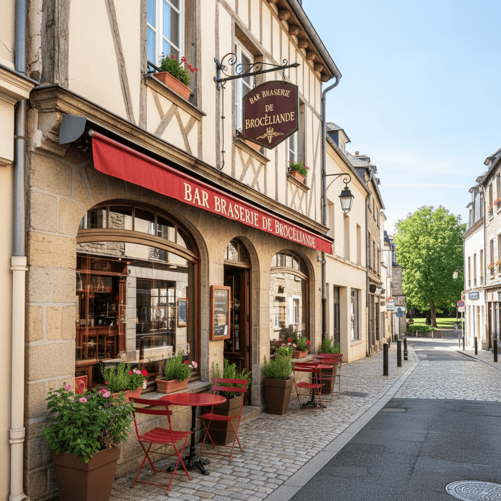 Bar-brasserie à Vannes : terrasse - licence IV - Image 1