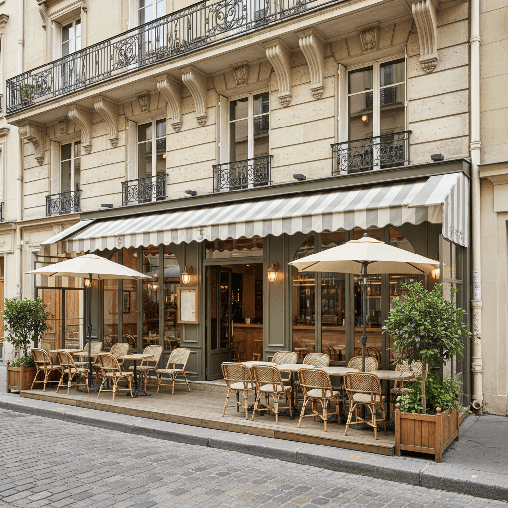 Local de Restauration avec Terrasse à Paris 17ème - Image 1