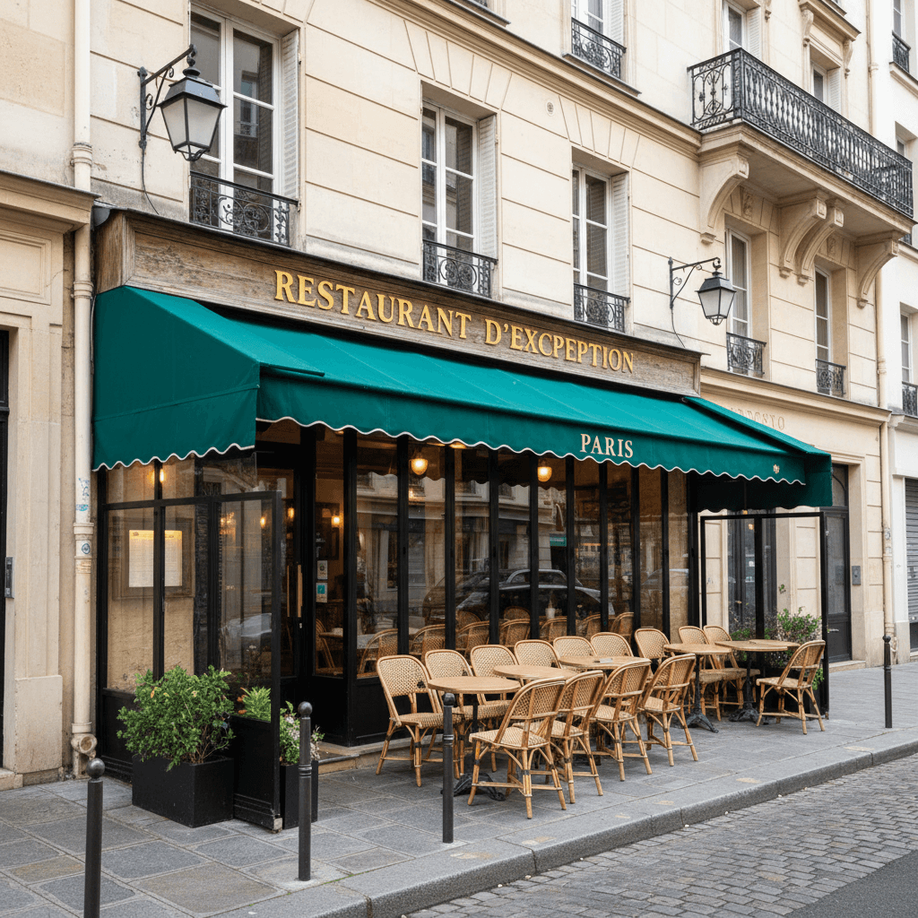 Restaurant d'exception à Paris - 96 m² avec terrasse