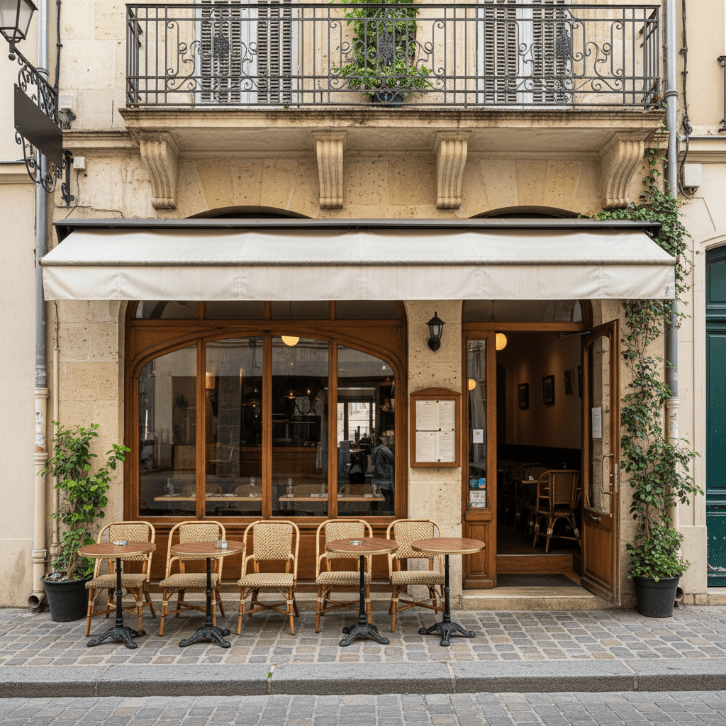 Restaurant 60m² à Montpellier : terrasse - extraction - Image 1