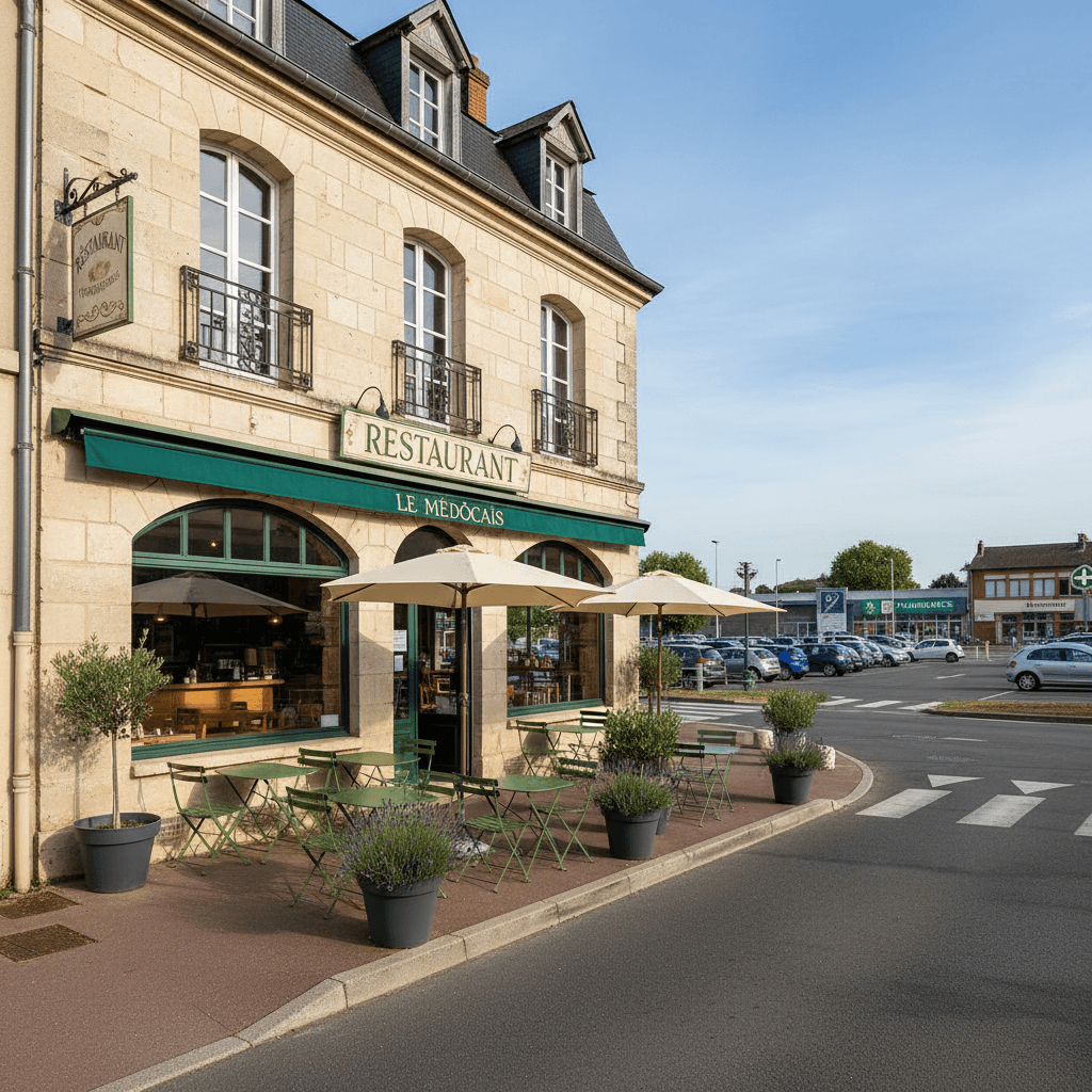 Restaurant 200m² à Parempuyre : terrasse - licence IV - Image 1