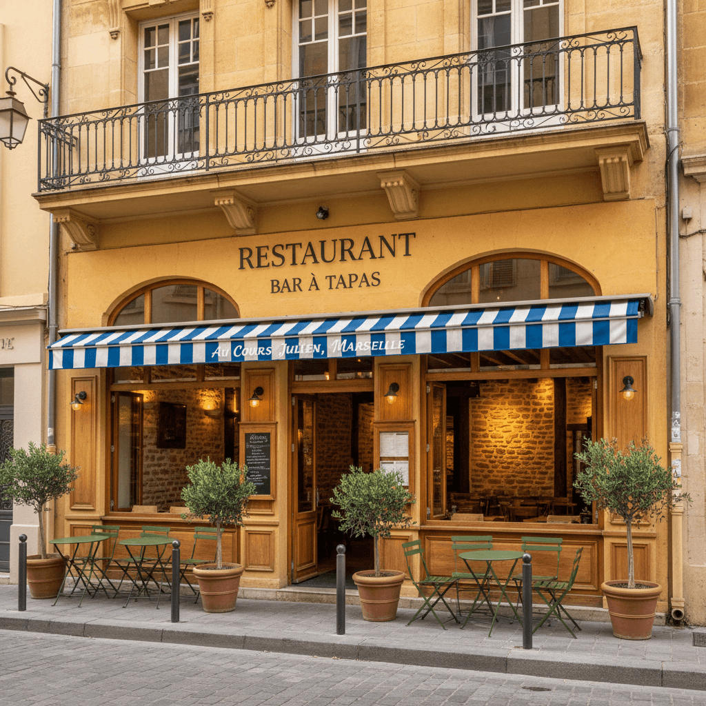 Restaurant 100m² à Marseille : terrasse - licence IV - Image 1