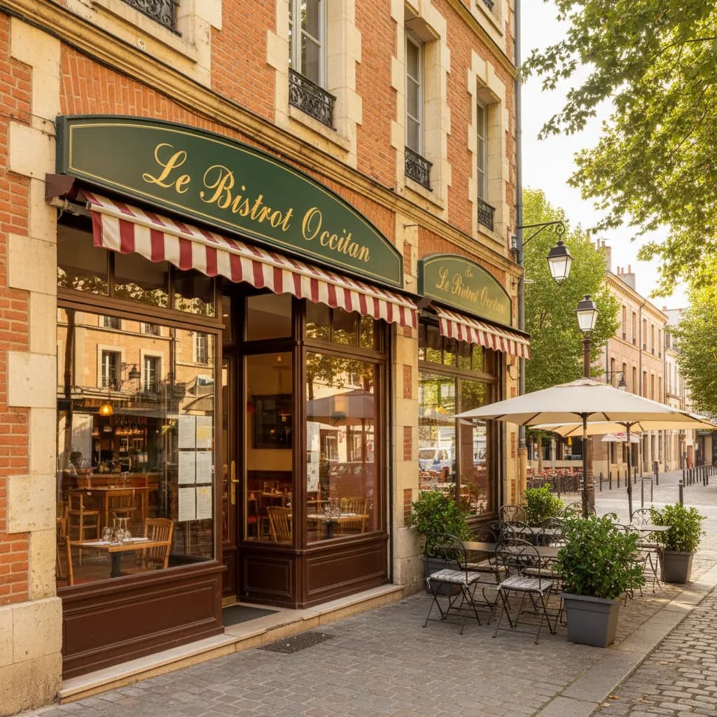 Restaurant 145m² à Toulouse : terrasse - licence IV - Image 1
