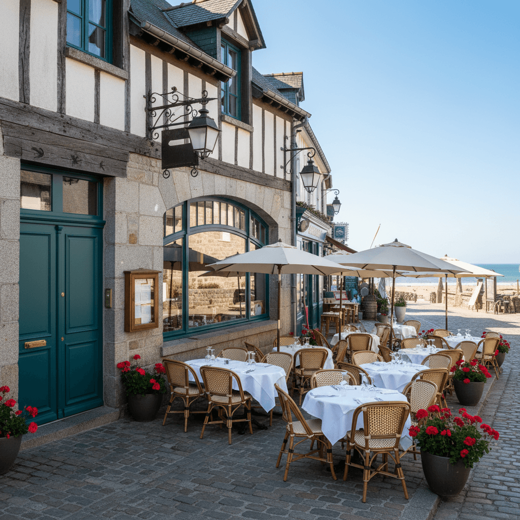 Restaurant à Carnac : terrasse - licence IV - Image 1