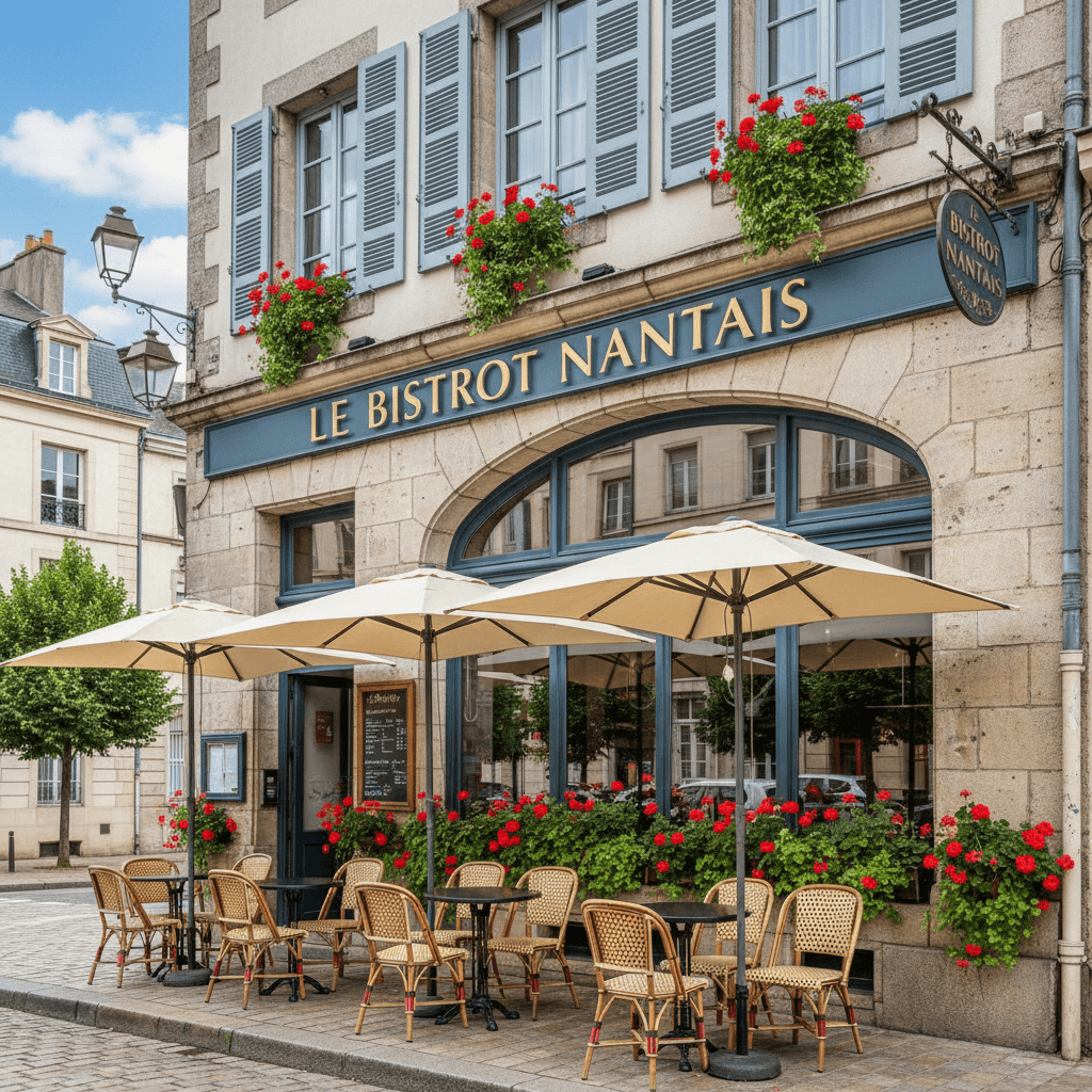 Restaurant à Nantes : terrasse - extraction - Image 1