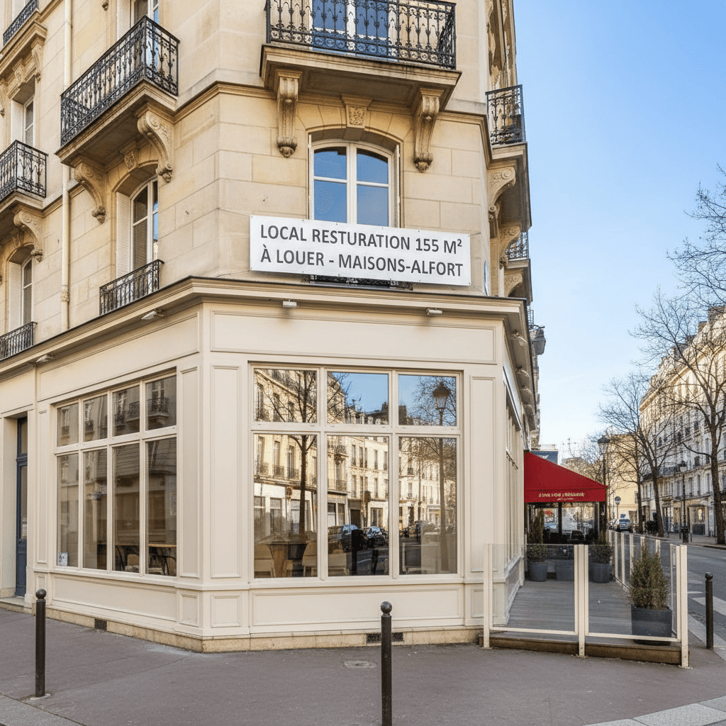 Local Restauration de 155 m² à Maisons-Alfort - Image 1