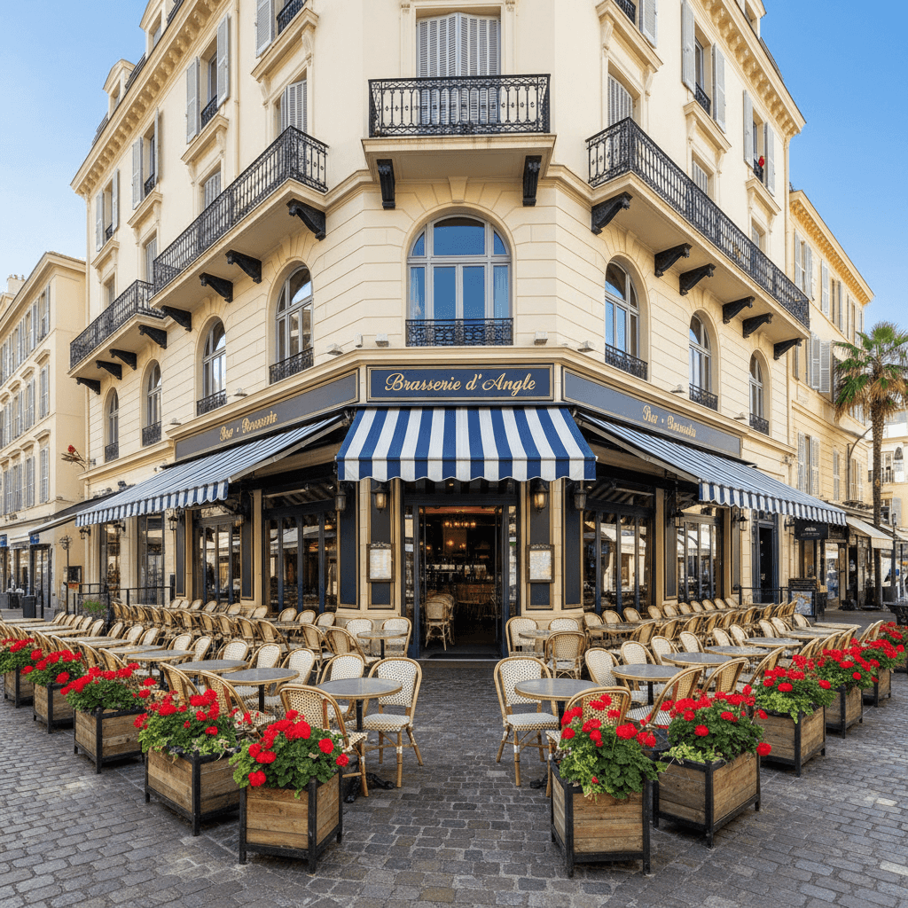 Bar-brasserie à Nice : terrasse - licence IV