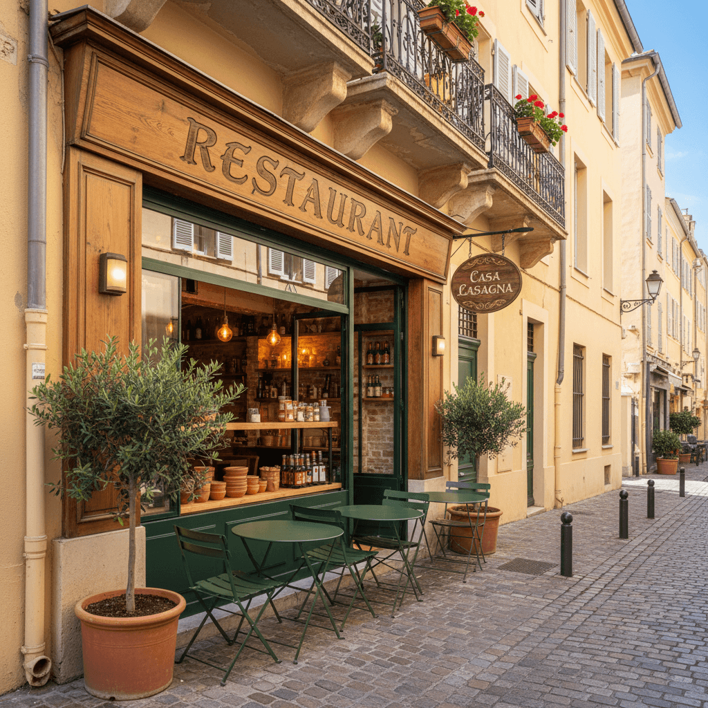 Restaurant 40m² à Nice : terrasse - licence IV