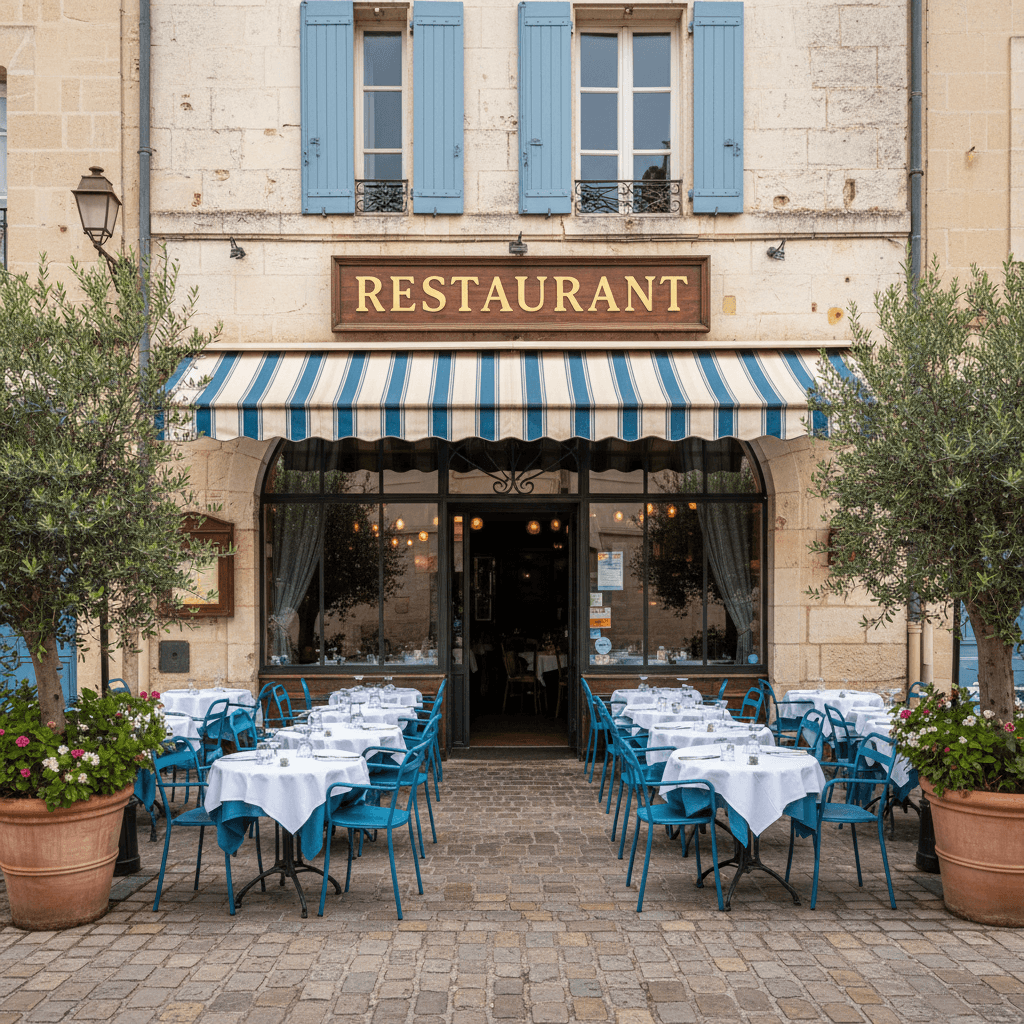 Restaurant à Aigues-Mortes : terrasse - licence IV - Image 1