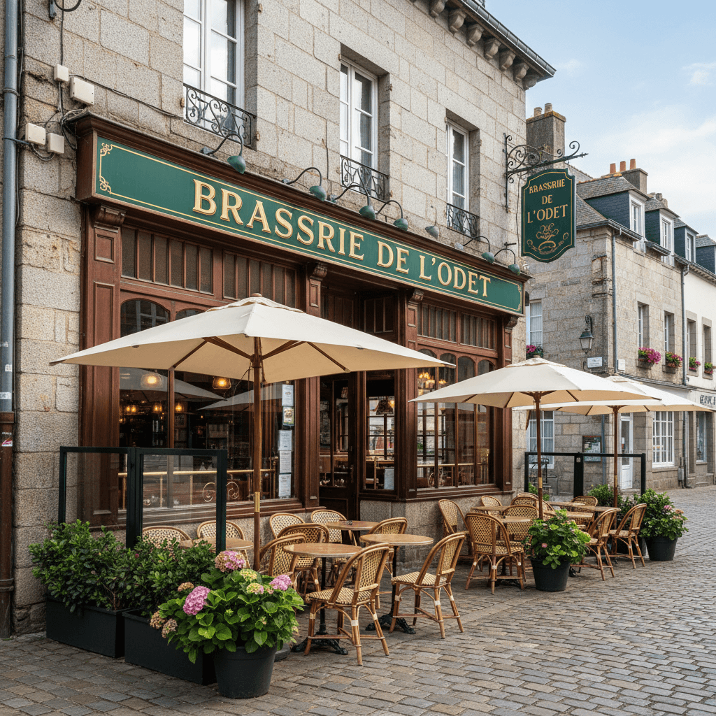 Bar-brasserie à Quimper : terrasse - licence IV - Image 1
