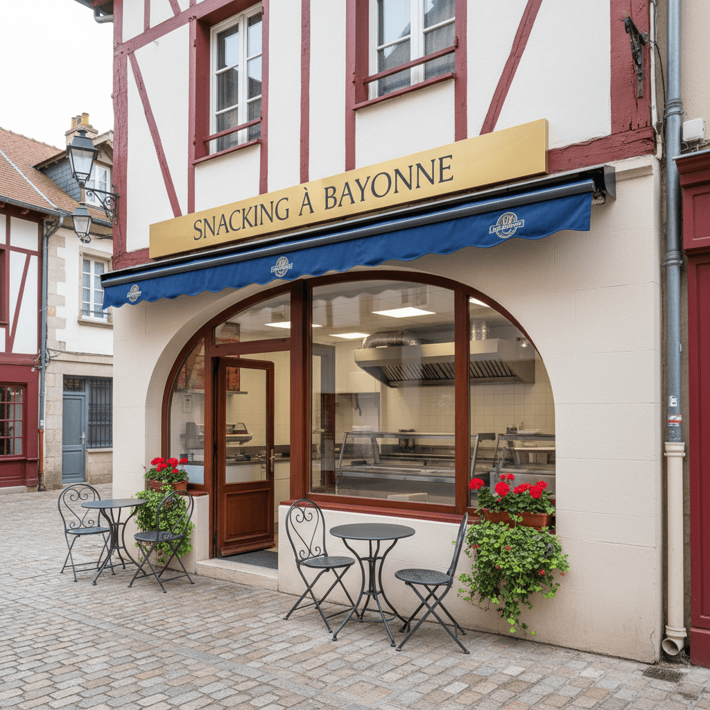 Snack 29m² à Bayonne : terrasse - licence IV - Image 1