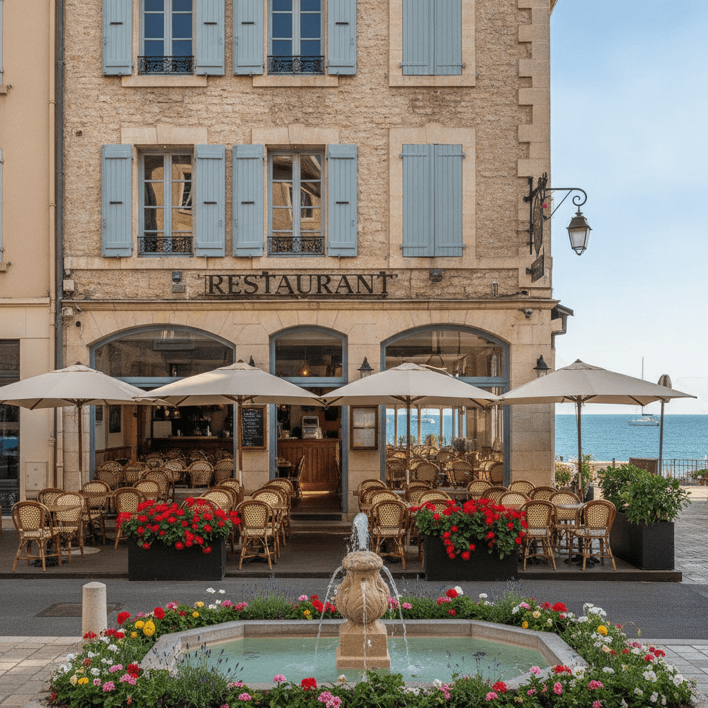 Restaurant à Toulon : terrasse - licence IV