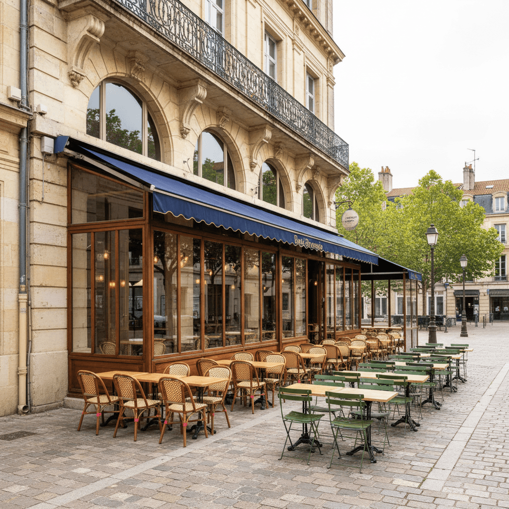 Bar-brasserie à Libourne : terrasse - licence IV - Image 1
