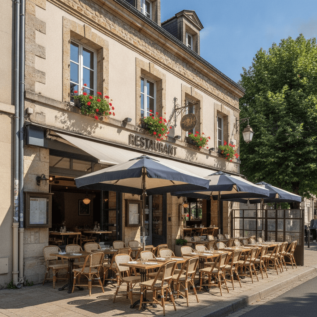 Restaurant 90m² à Compiègne : terrasse - licence IV - Image 1