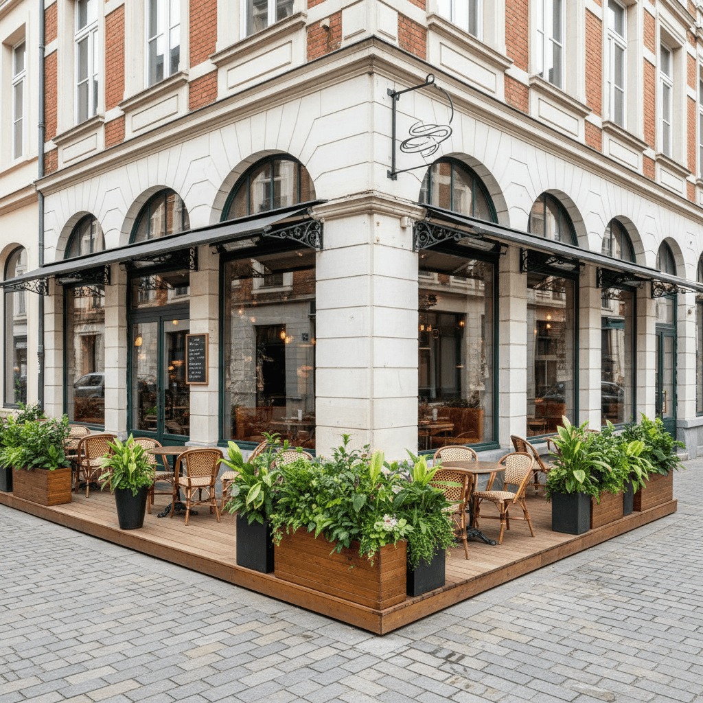 Lille : Local Lounge de 154 m² avec Terrasse