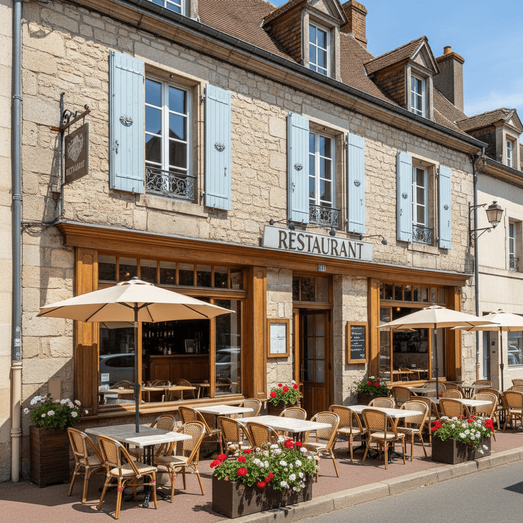 Restaurant 432m² à Saint-Flour : terrasse - licence IV - Image 1