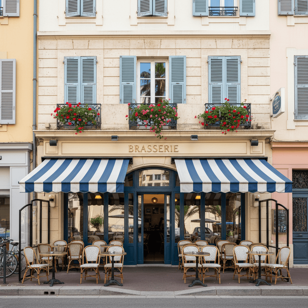 Bar-brasserie 221m² à Nice : terrasse - licence IV