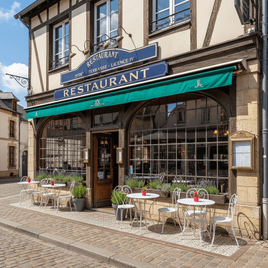 Restaurant 195m² à Wormhout : terrasse - licence IV - Image 1