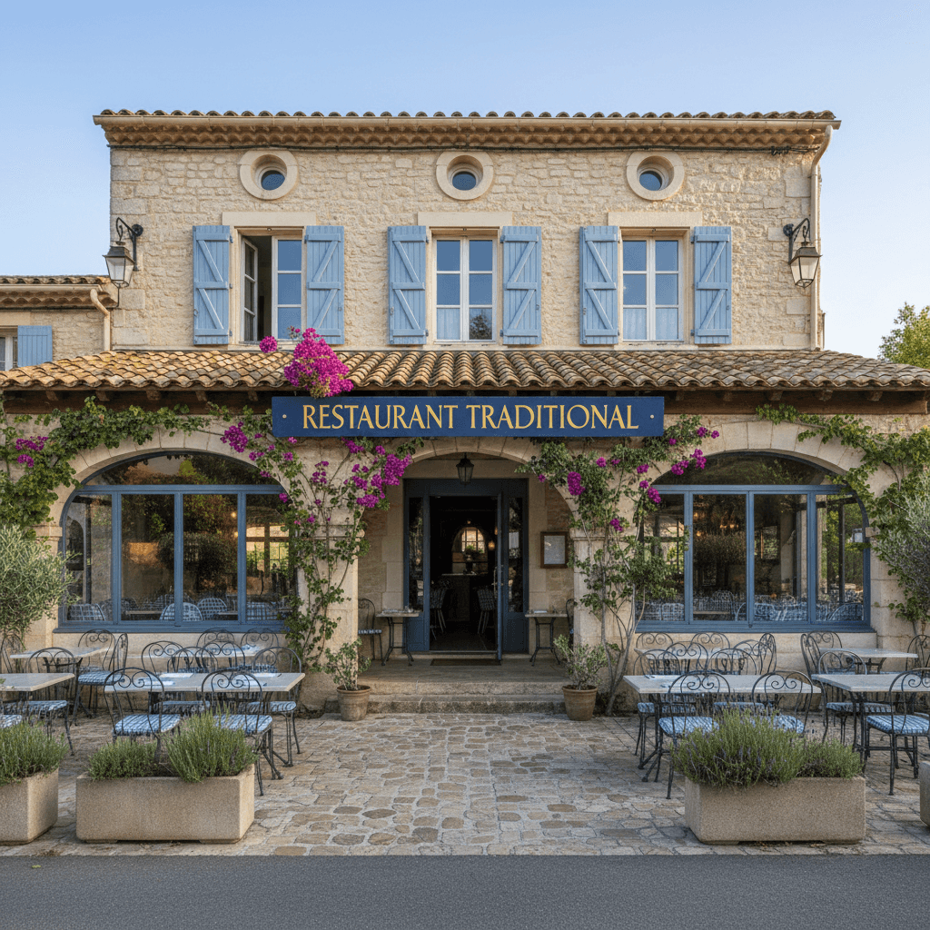 Restaurant 650m² à Correns : terrasse - licence IV - Image 1