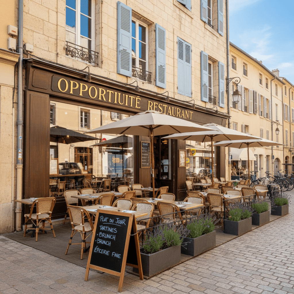 Restaurant 178m² à Montpellier : terrasse - licence IV