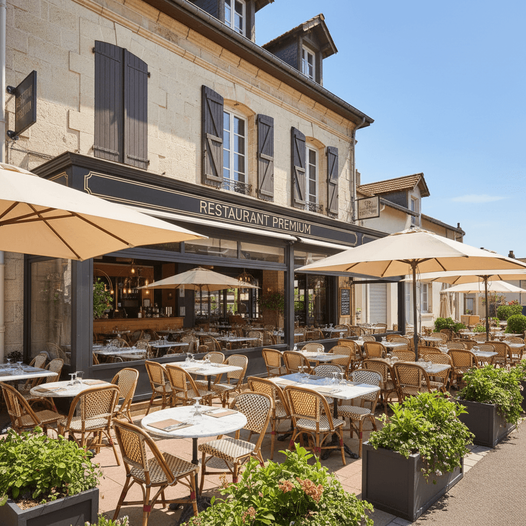 Restaurant 300m² à Soorts-Hossegor : terrasse - extraction - Image 1