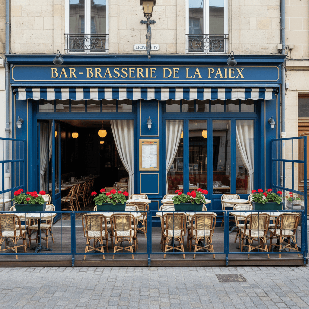 Bar-brasserie à Caen : terrasse - licence IV - Image 1