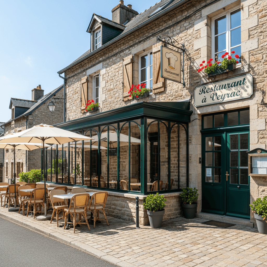 Restaurant 250m² à Veyrac : terrasse - licence IV - Image 1
