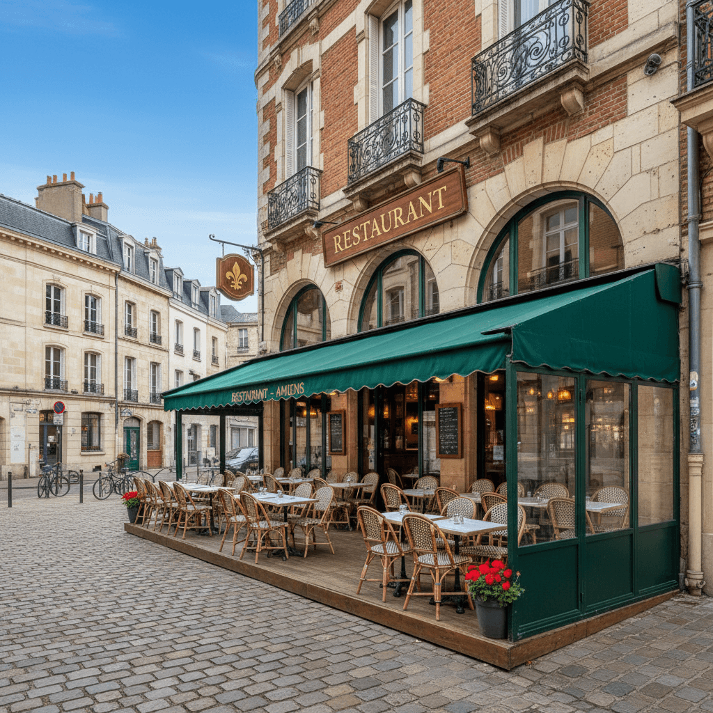 Restaurant 150m² à Amiens : terrasse - licence IV - Image 1