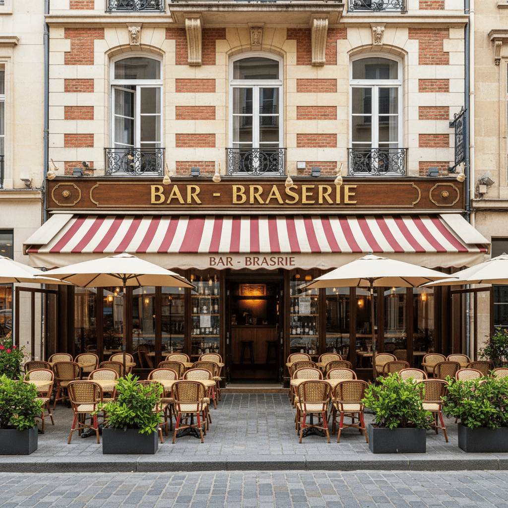 Bar-brasserie à Nantes : terrasse - licence IV - Image 1