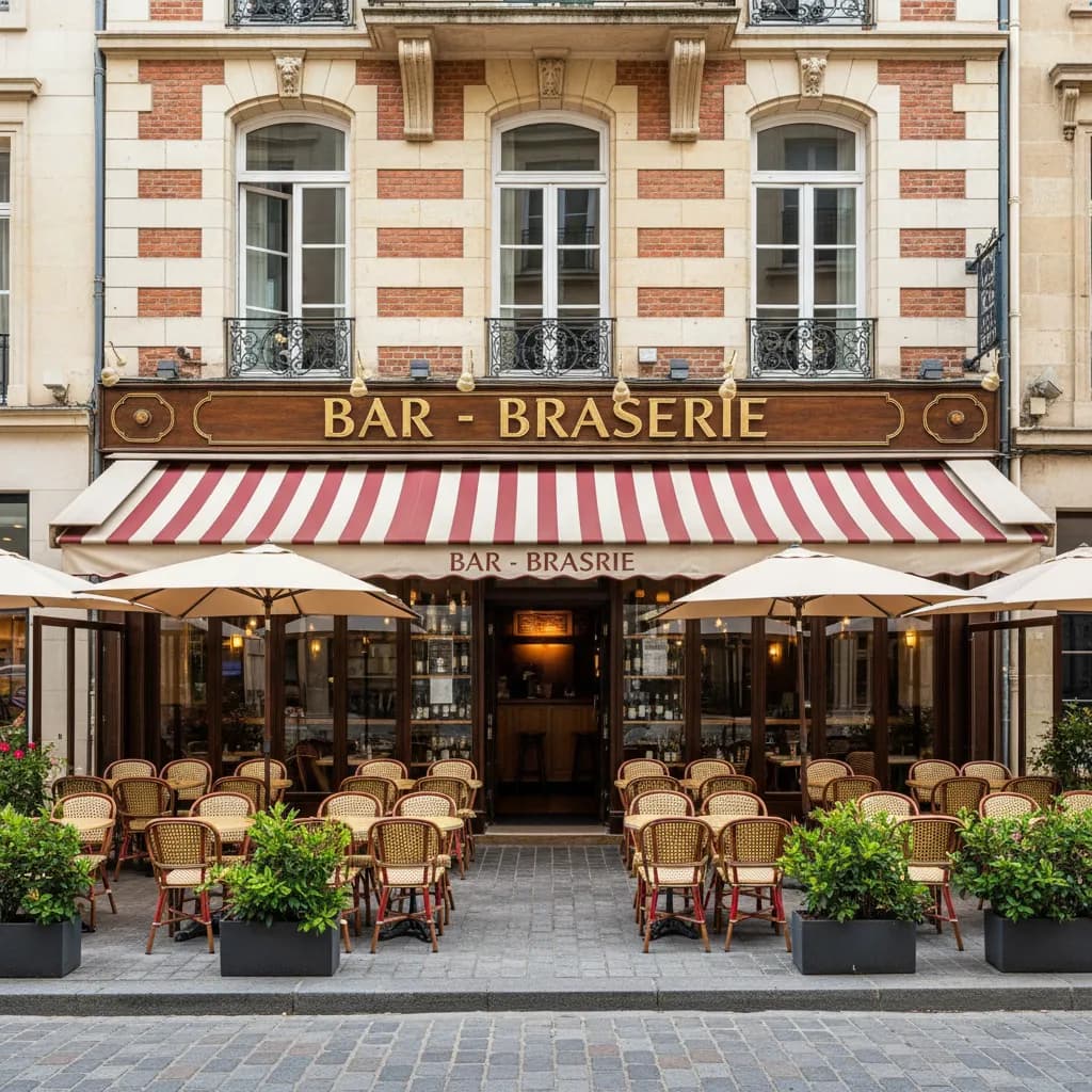 Bar-brasserie à Nantes : terrasse - licence IV - Image 1