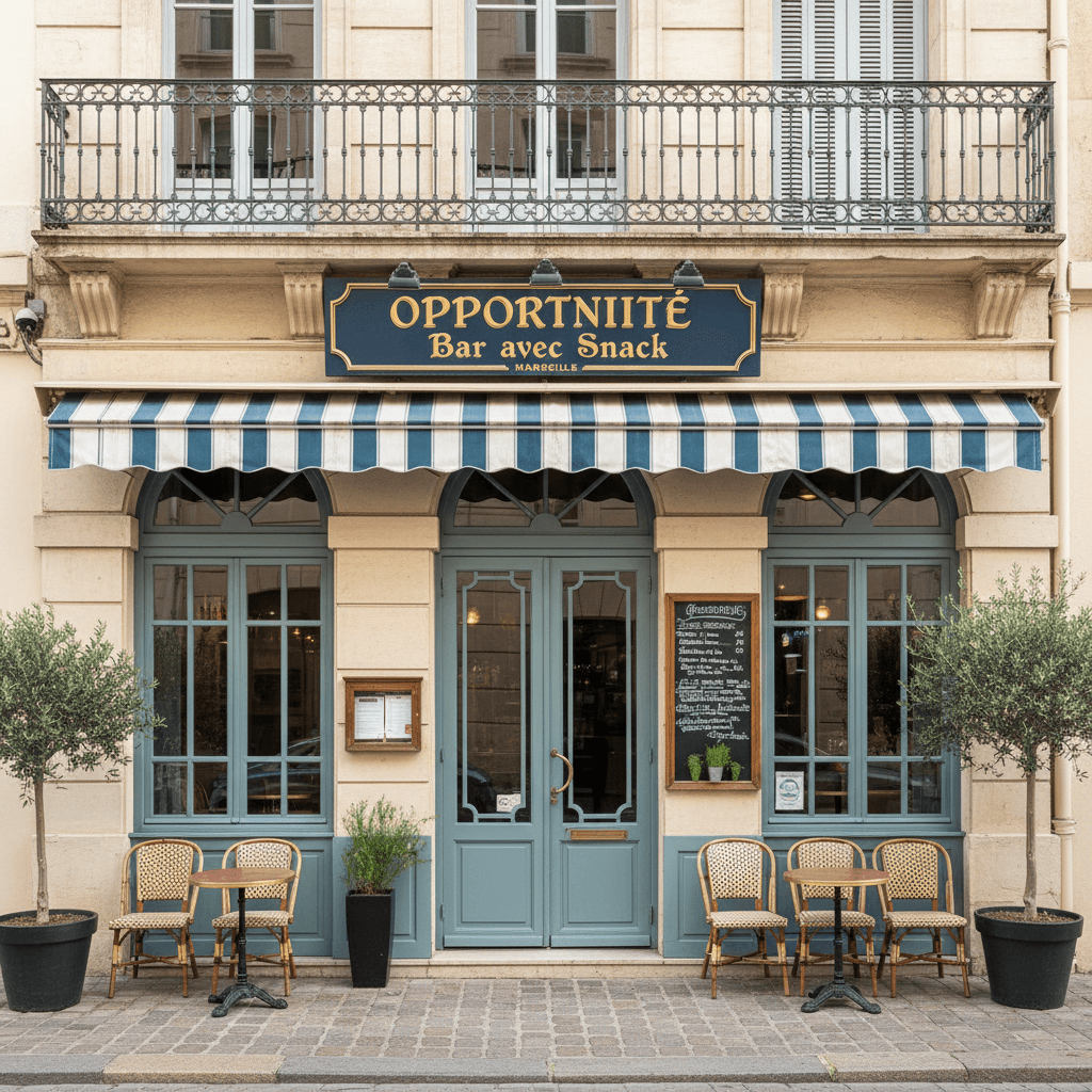 Bar-brasserie à Marseille : licence IV