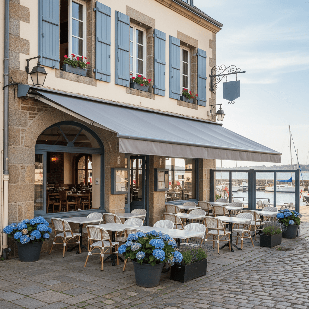 Restaurant à Vannes : terrasse - licence IV - Image 1