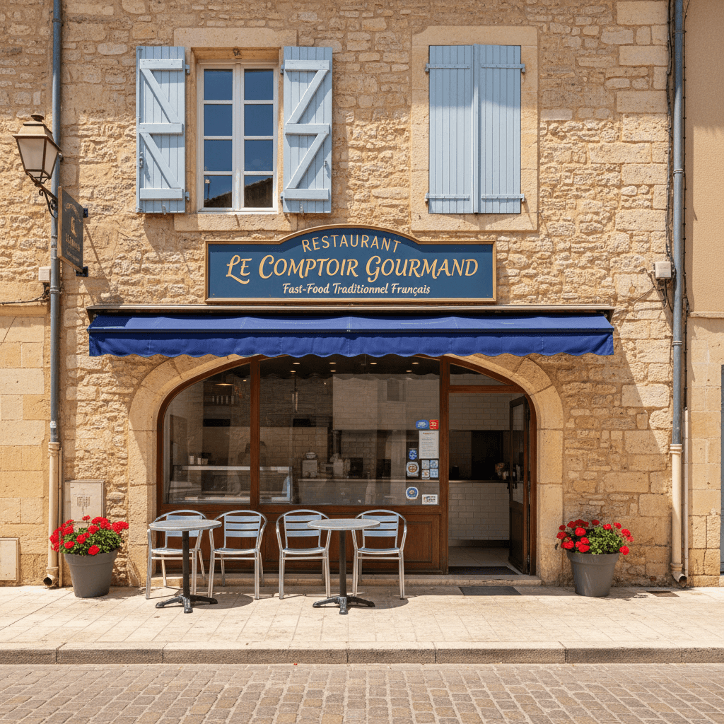 Fast-food 82m² à Aigues-Mortes : terrasse - extraction - Image 1