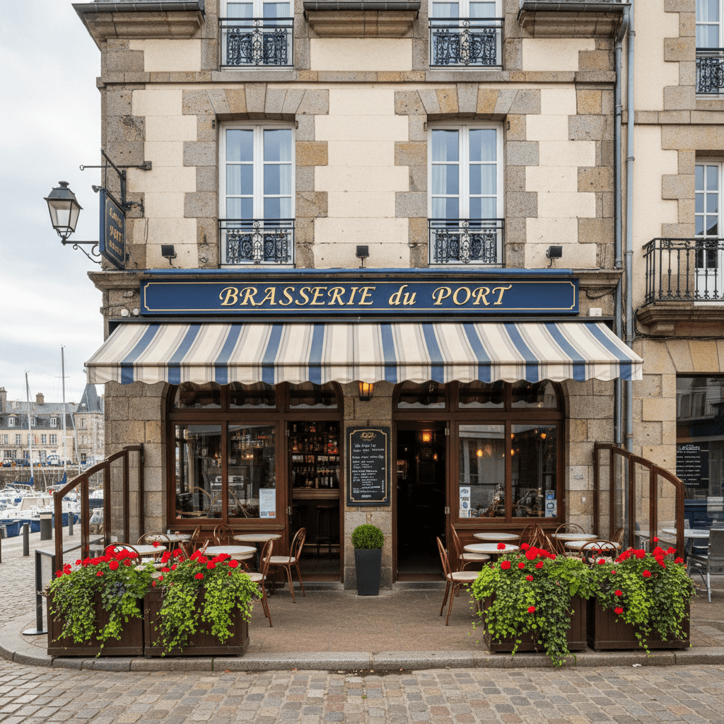 Bar-brasserie 500m² à Vannes : terrasse - licence IV - Image 1