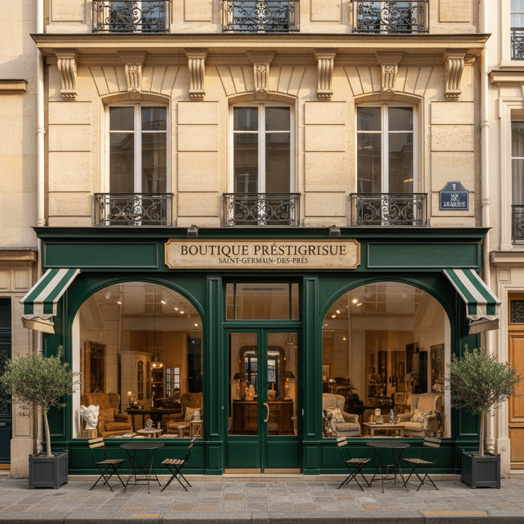Boutique Prestigieuse à Saint-Germain-des-Prés