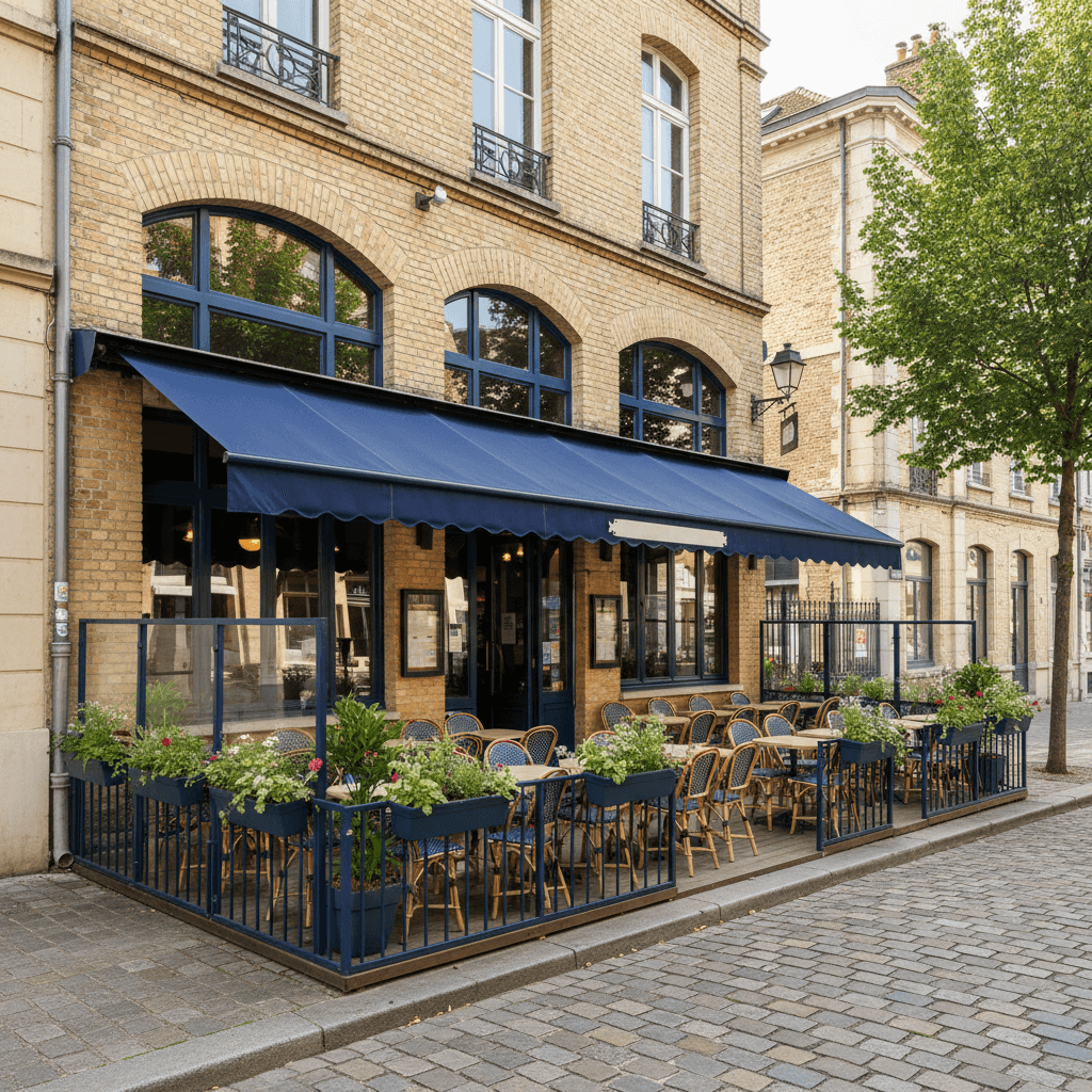 Restaurant à Lille : terrasse - licence IV