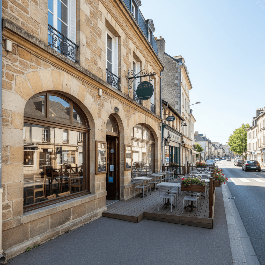 Restaurant à Rennes : terrasse - extraction