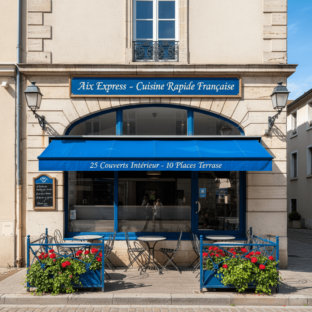 Fast-food à Aix-Les-Bains : terrasse - cuisine équipée - Image 1
