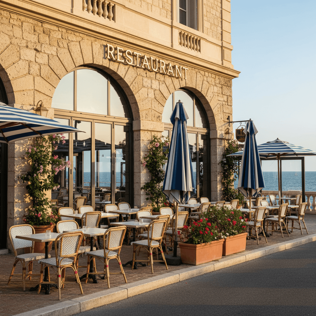 Restaurant 130m² à Marseille : terrasse - licence IV - Image 1