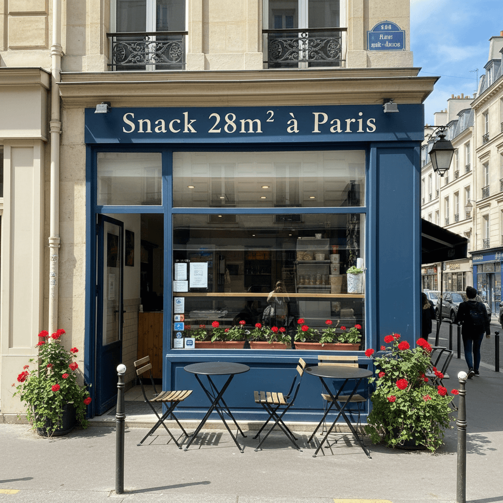 Snack 28m² à Paris