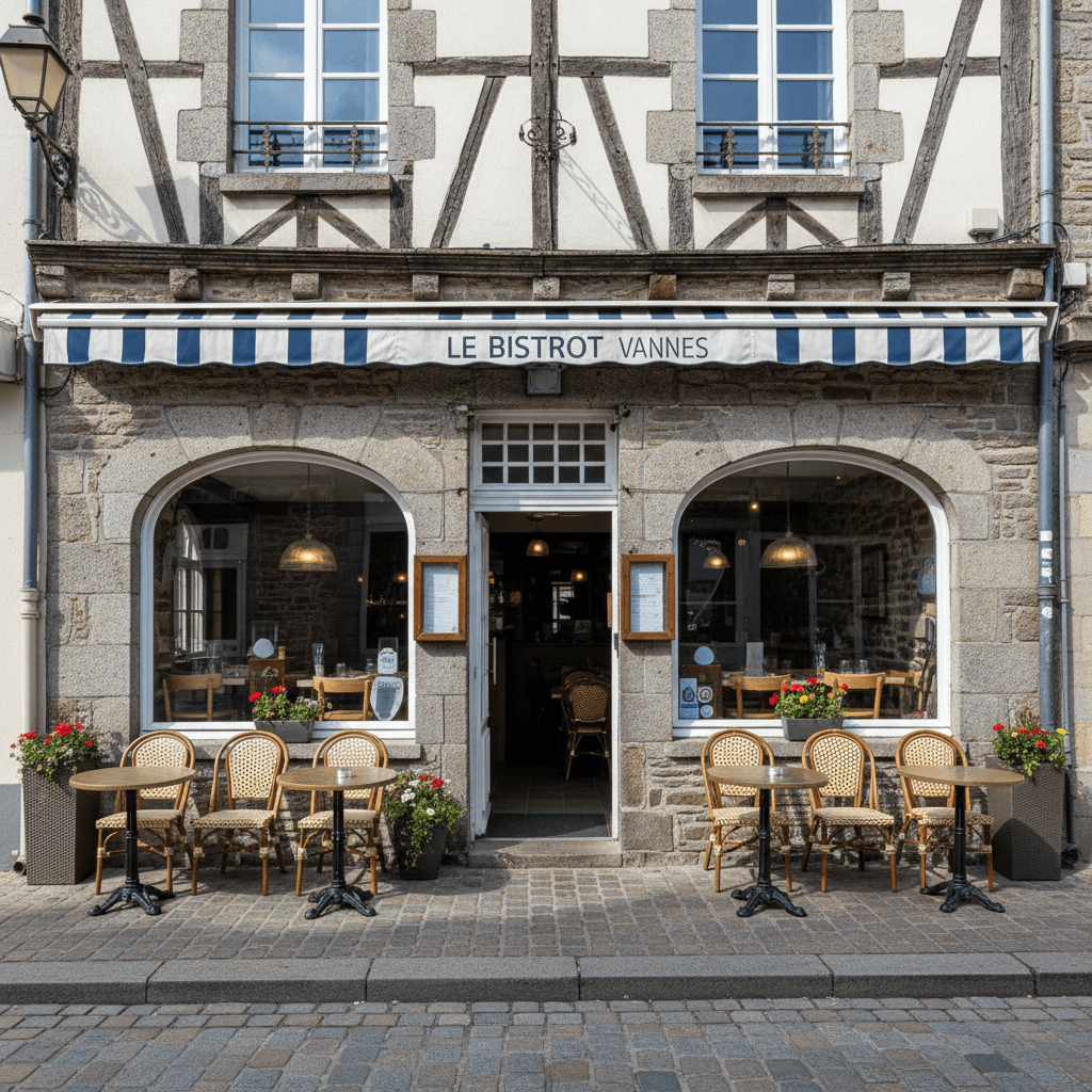 Restaurant à Vannes : terrasse - extraction - Image 1