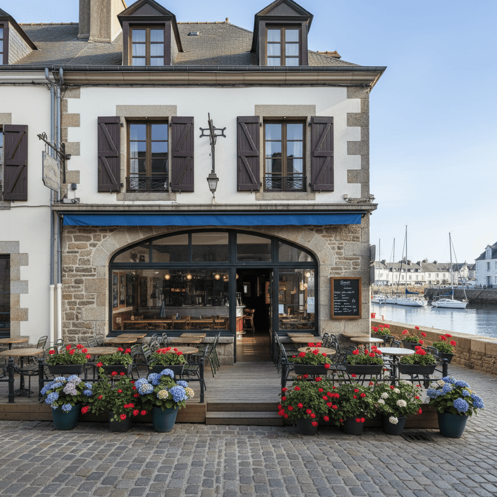 Bar-brasserie à Vannes : terrasse - licence IV - Image 1